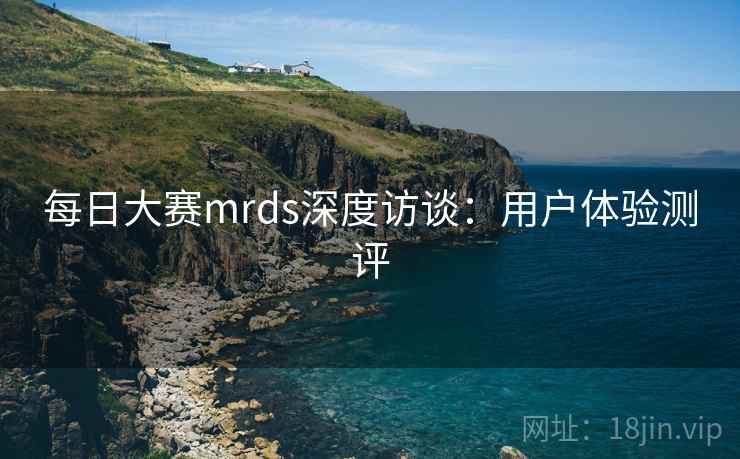 每日大赛mrds深度访谈:用户体验测评