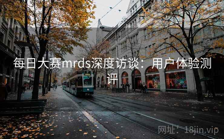 每日大赛mrds深度访谈:用户体验测评